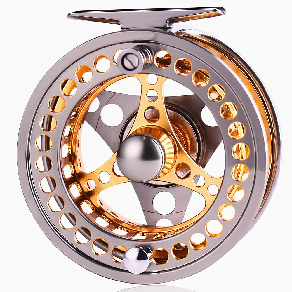LanLan Fly Fishing Reel with Diecast CNC-machined 7/8 Weights 2+1BB Aluminum Alloy Body Fishing Reel 