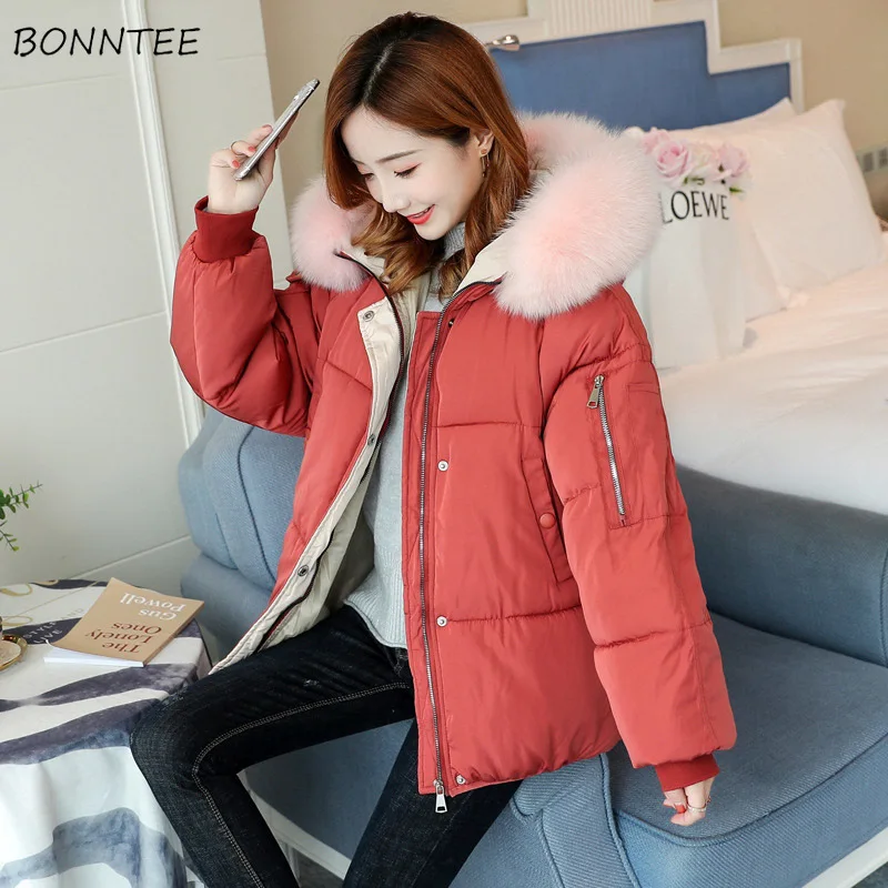 

Parkas Women Fashion Letter Embroidery Graceful Warm Winter Womens Hooded Zipper Thicker Parka Pockets All-match Leisure Ladies