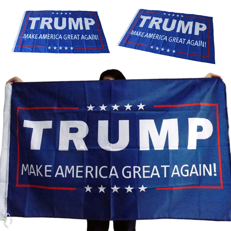 

1 Pc 150x90 Cm Donald Trump Flag Make Great In America Again Donald for The USA President Chicago Blackhawks Lgbt