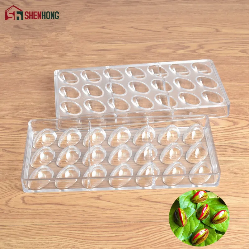 

SHENHONG Mountain Shell Water Drops Chocolate Mould Hill Shaped Polycarbonate Chocolate Mold 3D Candy Mold