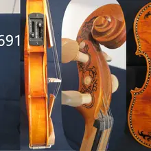 Барокко Стиль SONG бренд искусство инкрустация/рисунок электрическая и акустическая скрипка 4/4#11691