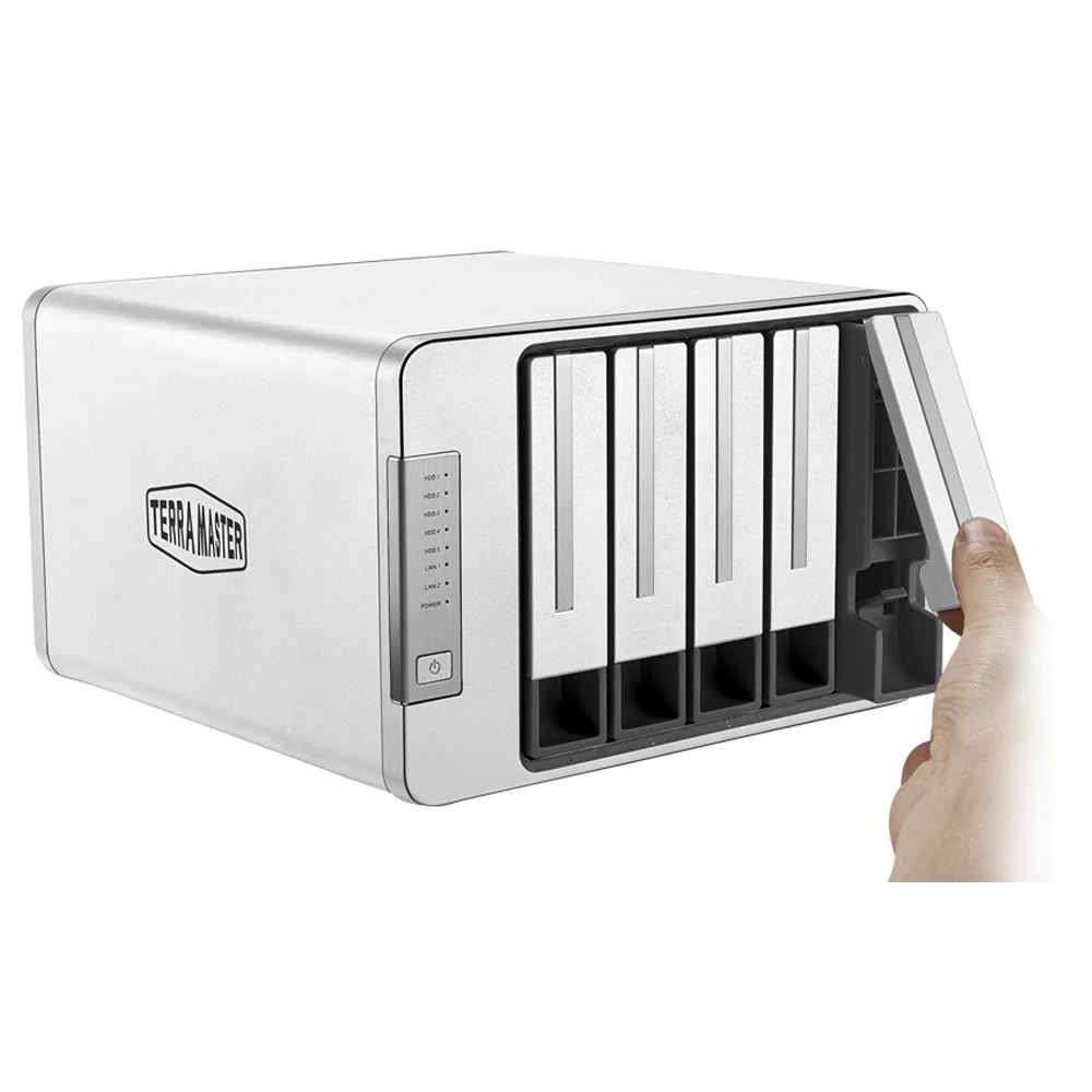 5Bay HDD NAS для безопасности дома/офиса Облачное хранилище 2 4 ГГц cpu 2G DDR3 dual Gbe Lan порт