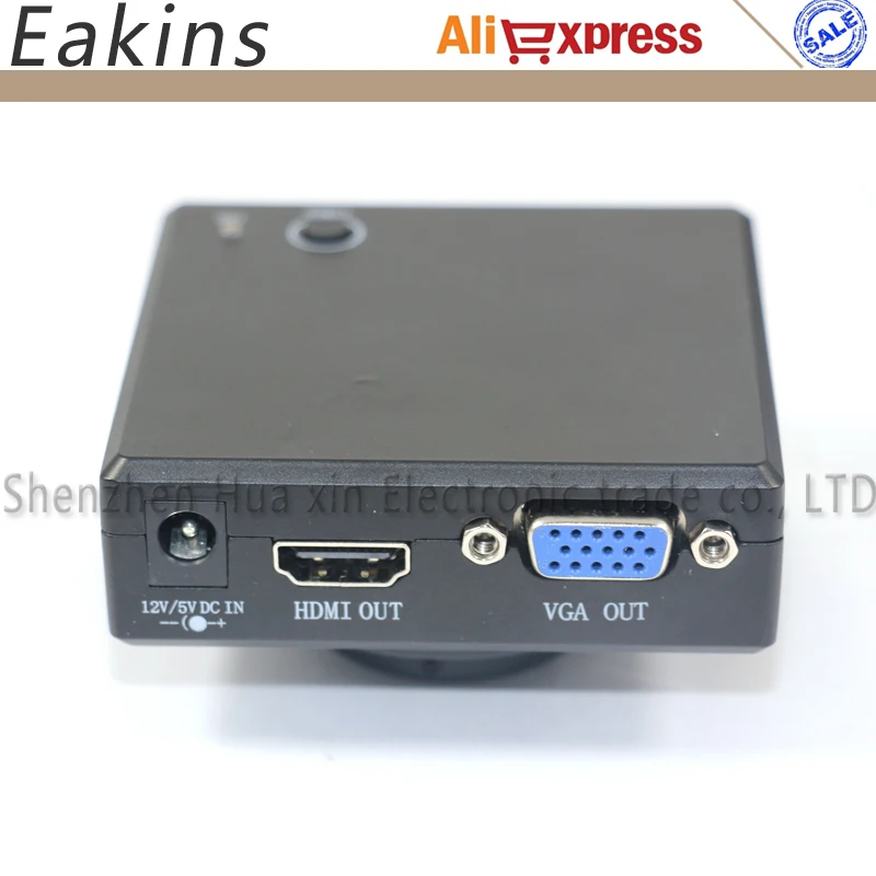 Промышленный микроскоп HD 1080P камера CMOS HDMI VGA CCD с встроенным программным