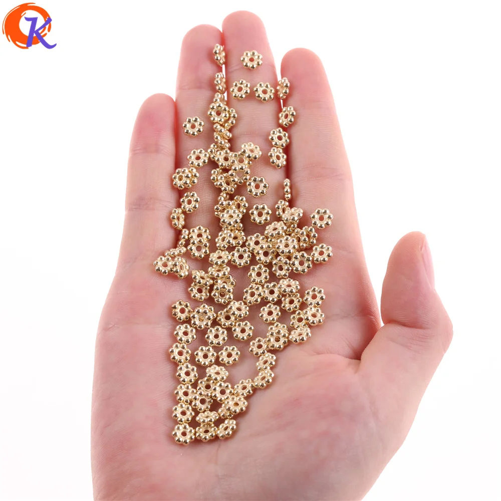 

Cordial Design 6MM 2000Pcs/Lot Earring Findings/Acrylic Beads/Flower Shape/Gold UV Plating/Hand Made/Beads Jewelry Accessories