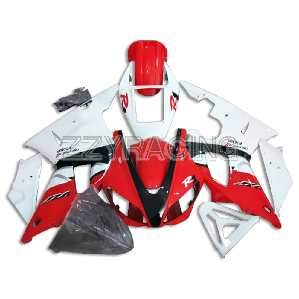 

Injection Fairings for Yamaha YZF R1 1998 1999 Panels YZF1000 98 99 ABS Plastic Complete Kit White Red Cowlings Body Work Covers