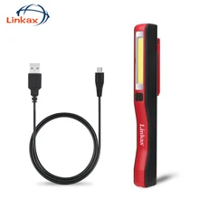 3 Вт COB Магнитный рабочий светильник-вспышка светильник s светильник-вспышка Li-Ion AAA аккумулятор фонарь USB кабель для наружного кемпинга светильник