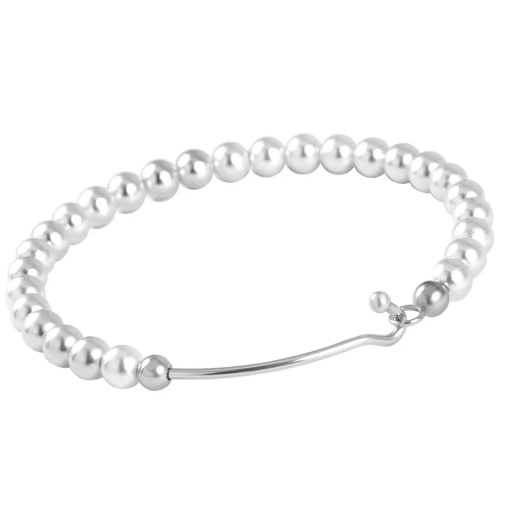 MJB0436 Fresh Water Pearl Bangle 2017 New Fashion Women Fancy Bangle