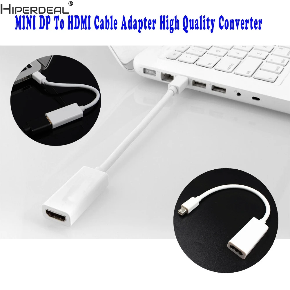 HIPERDEAL Mini DisplayPort To HDMI кабель адаптер Высокое качество конвертер для Macbook Pro AHW|mini