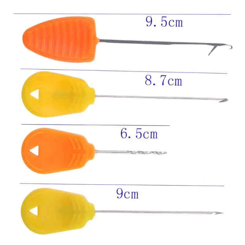 

4Pcs Kit Fishing Rig Making Tools Carp Splicing Needles Drill Fishing Tools Accessories Tackle Baits Pesca