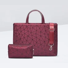 Женская сумка-мессенджер для ноутбука, сумка через плечо, водонепроницаемый чехол для переноски Macbook Dell hp 11 12 13 14 15 15,6 дюймов, сумка-тоут из искусственной кожи