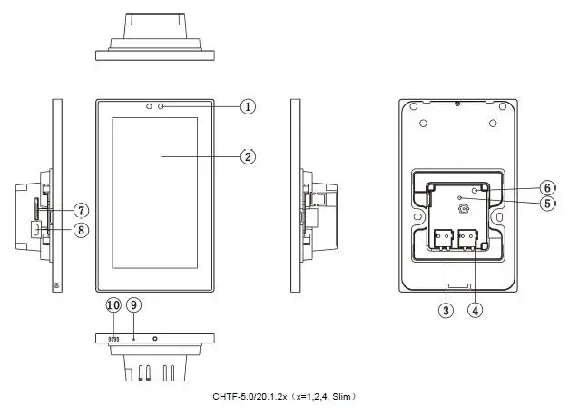Touch Panel 5'' slim 11