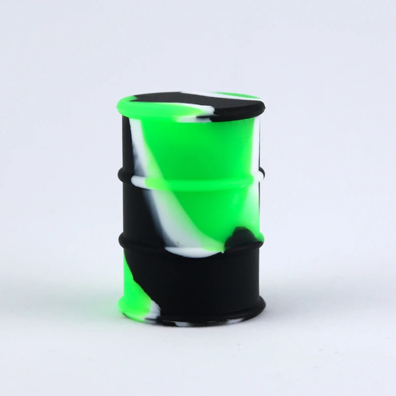 

26ml silicone wax oil drum bho dab weed container non stick oil slick extract bho dab oil concentrate jars dab wax container