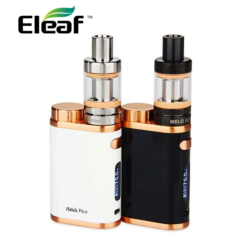 New 75W Eleaf iStick Pico Kit with MELO 3 Mini Tank 2ml in New Editions VW/Bypass/TC-Ni/TC-Ti/TC-SS/TCR Mode istick Pico Mod 75W New 75W Eleaf iStick Pico Kit with MELO 3 Mini Tank 2ml in New Editions VW/Bypass/TC-Ni/TC-Ti/TC-SS/TCR Mode istick Pico Mod 75W