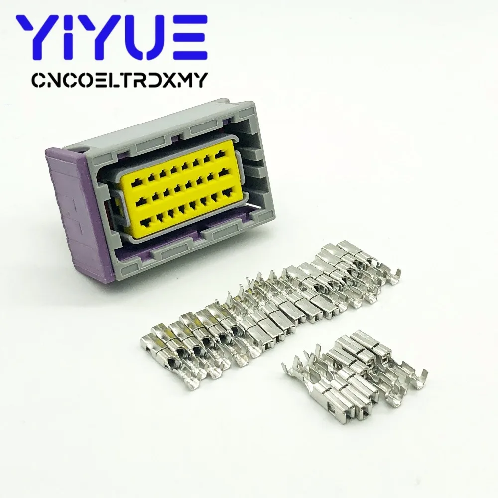 1 Set FCI ECU Connector 24 Pin 24 Way Female Housing Sealed Plug Socket connectors 211PC249S8005 (5)