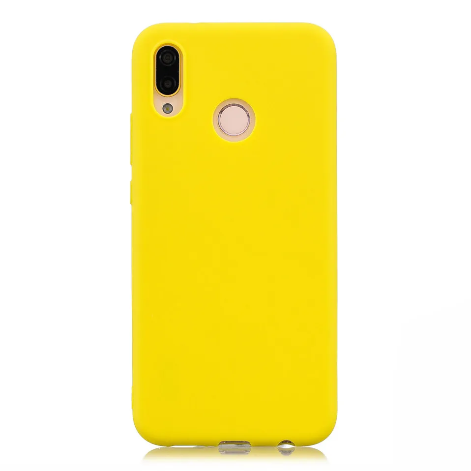 Для huawei P Smart чехол для huawei P20 P30 Lite mate 10 Lite P Smart Y5 Y6 Prime чехол тонкий силиконовый чехол для телефона - Цвет: Цвет: желтый