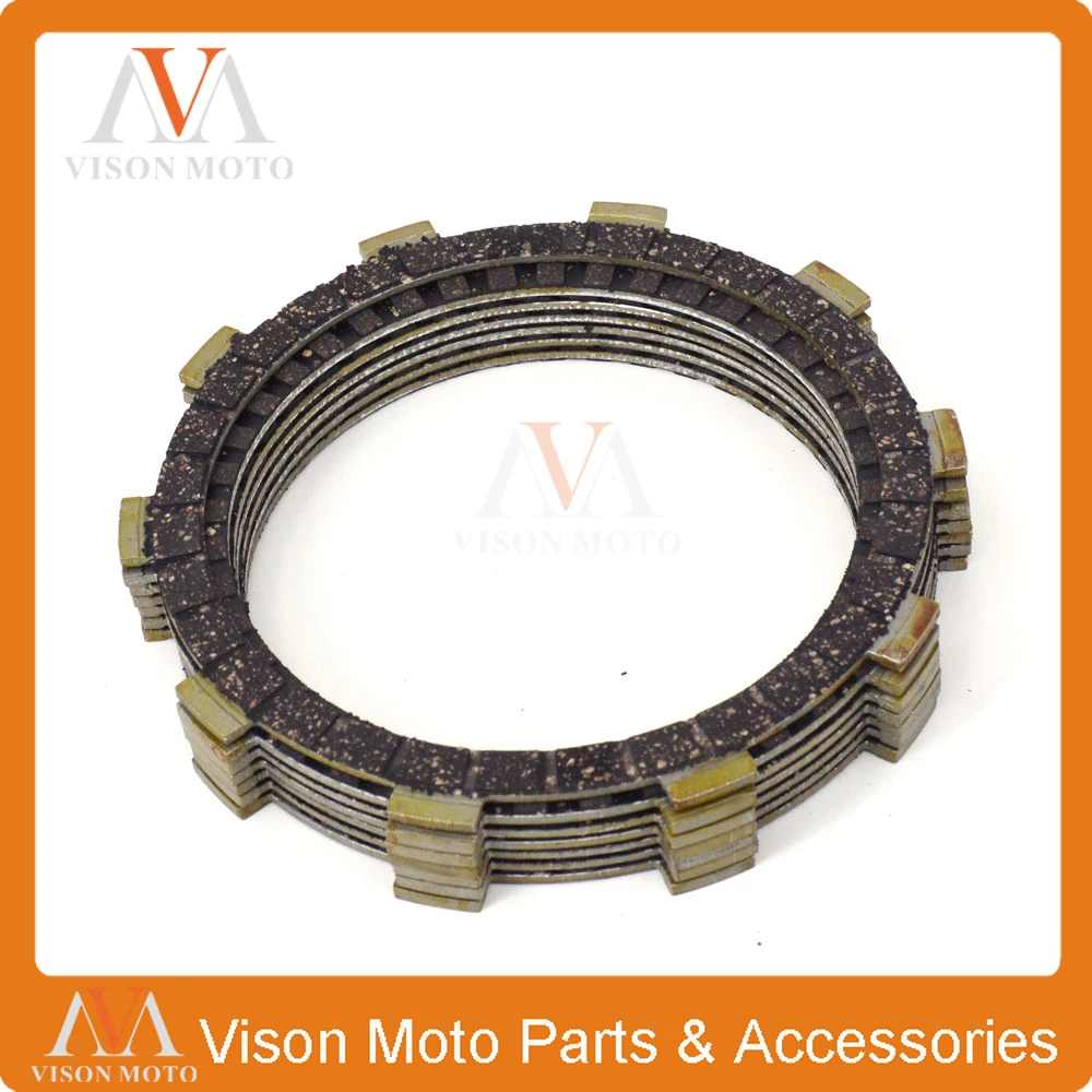 7 pcs Clutch Plates Disc Kit For Honda CB400SS XR400 XR400M VT600C XL600V CB650F 7 pcs Clutch Plates Disc Kit For Honda CB400SS XR400 XR400M VT600C XL600V CB650F
