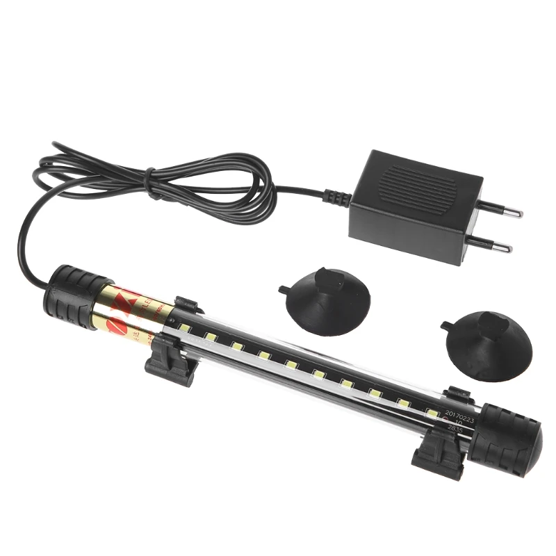 

1.5W Submersible Waterproof Aquarium Fish Tank LED Light Bar Strip Lamp EU Plug Drop Ship Support