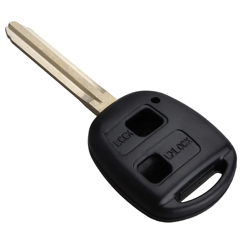 2 Button Remote Key Case Car Key Fob Shell Case Cover Replacement For Toyota Prado Tarago Camry Corolla
