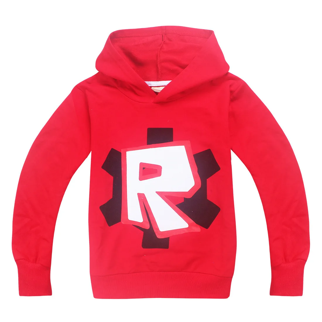 Anak Laki Laki Katun Kartun Hoodies Anak Mantel Berkerudung Roblox
