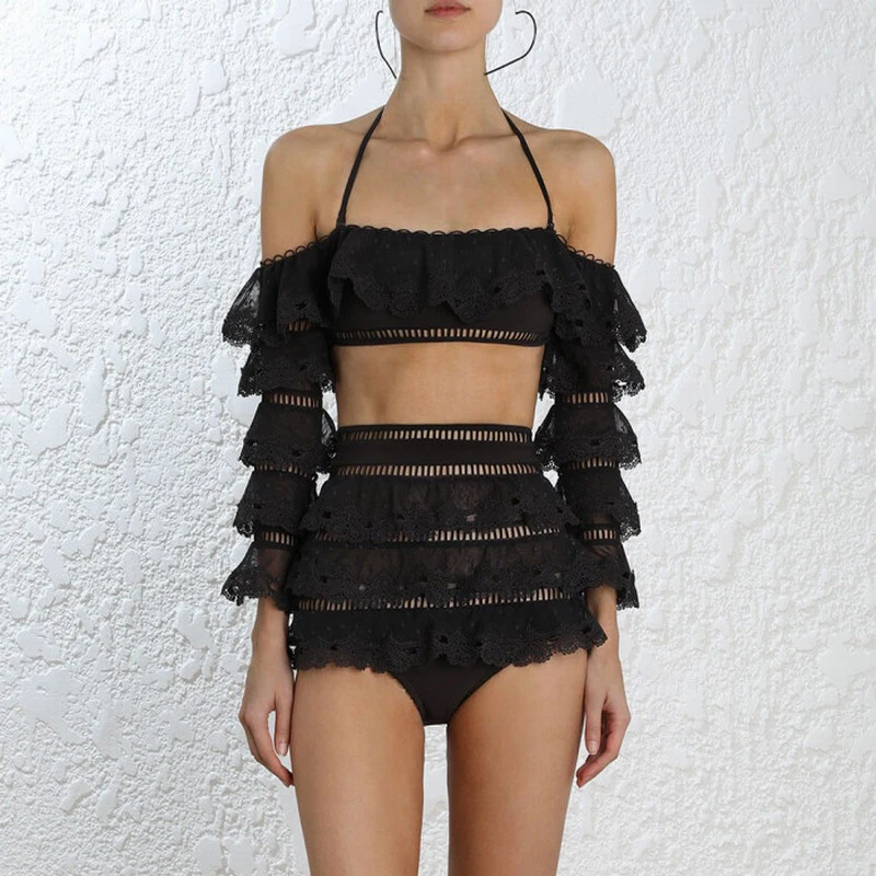 Bikinis Women's 2019 Brazilian Set Bikini Swim Wear Women Bathing Robe Sexy New Swimwear Push Up Australian Brand Swimsuit