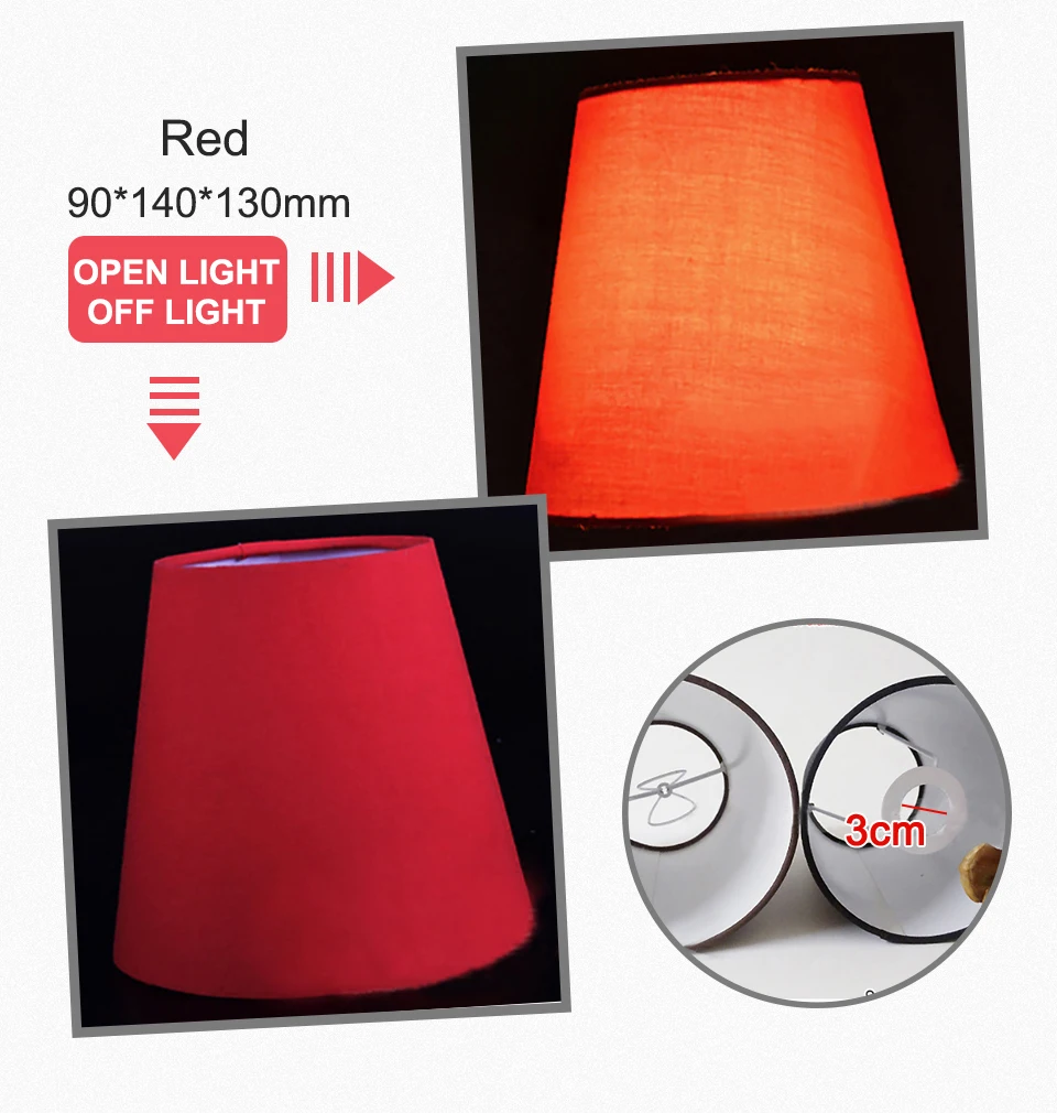 cristal lâmpada parede sombra luz abajur 90*140*130mm