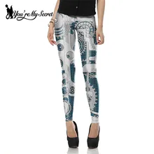 [You're My Secret] Модные леггинсы женские стимпанк Звездные войны Mujer legin женские механические шестерни 3d принт Косплей оптом