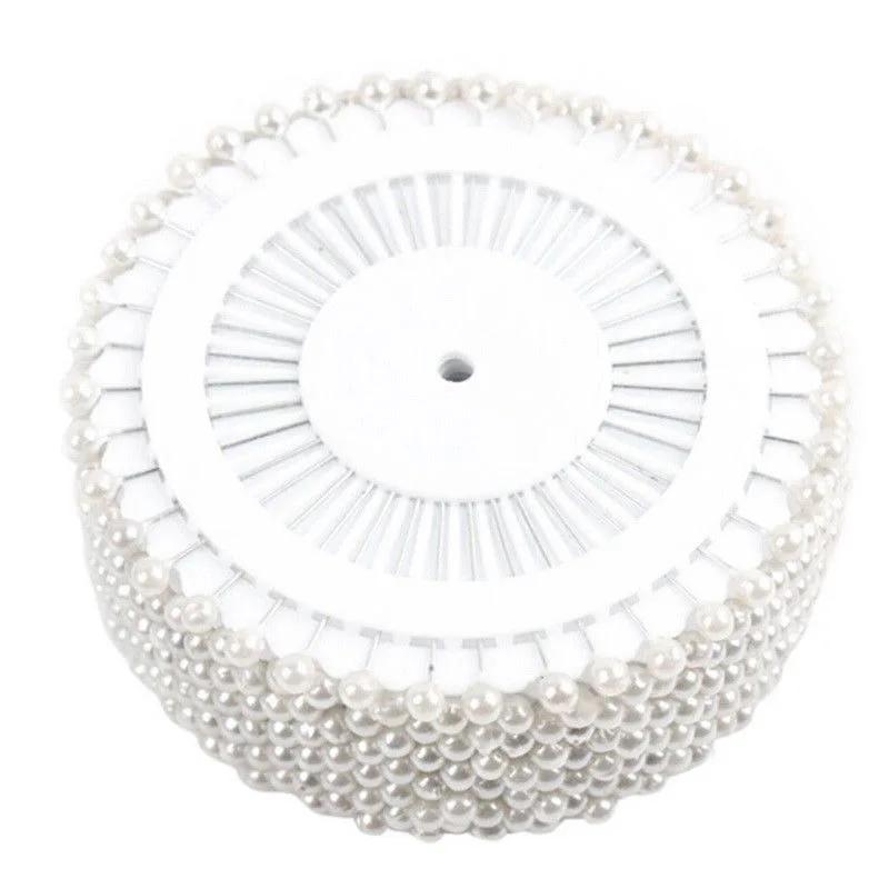 

480 Pcs Sewing Locating Straight Pins Imitation Pearl Beads Head Needles GQ999