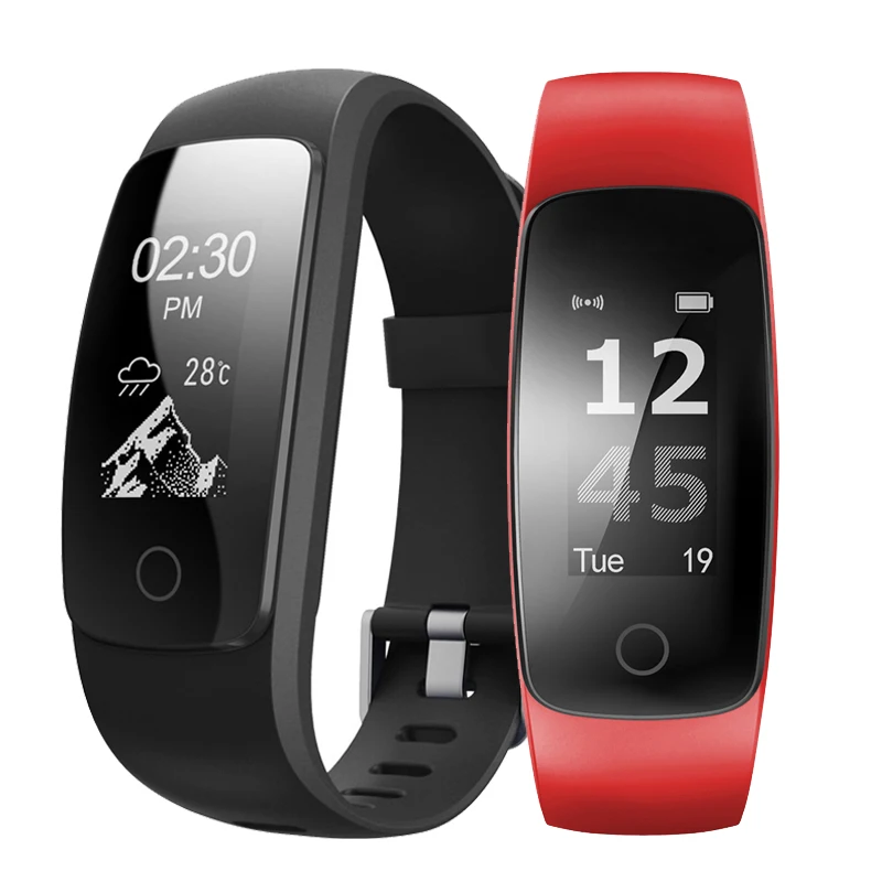 

RUIJIE ID107 Plus HR Bluetooth Smart Bracelet Heart Rate Monitor Activity Multi Sports Fitness Tracker Tracker Wristband