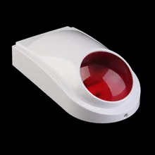 2017 New Wired Alarm Outdoor Waterproof Flash Siren Sound Strobe Flash Alarm Siren For Wifi GSM
