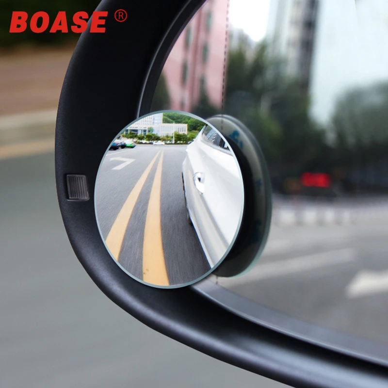 

2pcs/lot 360 Degree Car Rearview Mirror High-definition Convex Glass Wide-angle Rear-view Auxiliary Blind Spot Mirror