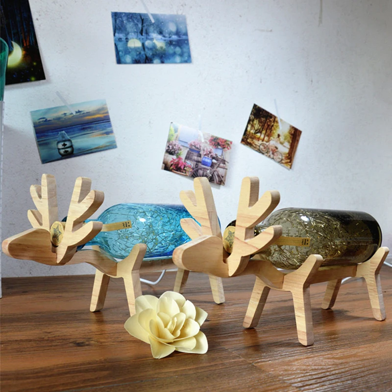 

Novelty DIY Deer LED Night Light Christmas Birthday Gift Animal Shape USB Desk Lamp babysbreath table light for children Bedroom