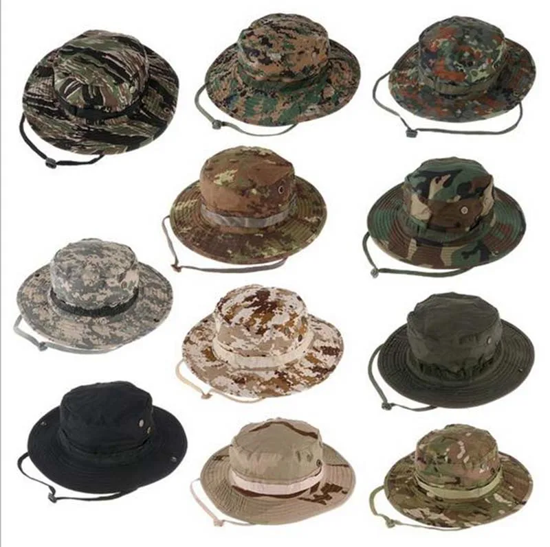 

CLASSIC US ARMY GI STYLE BOONIE JUNGLE HAT RIPSTOP COTTON COMBAT BUSH SUN CAP