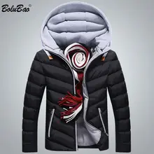 BOLUBAO, Зимняя Мужская парка, модная, одноцветная, Мужская теплая парка с капюшоном, мужская, ветрозащитная парка, пальто