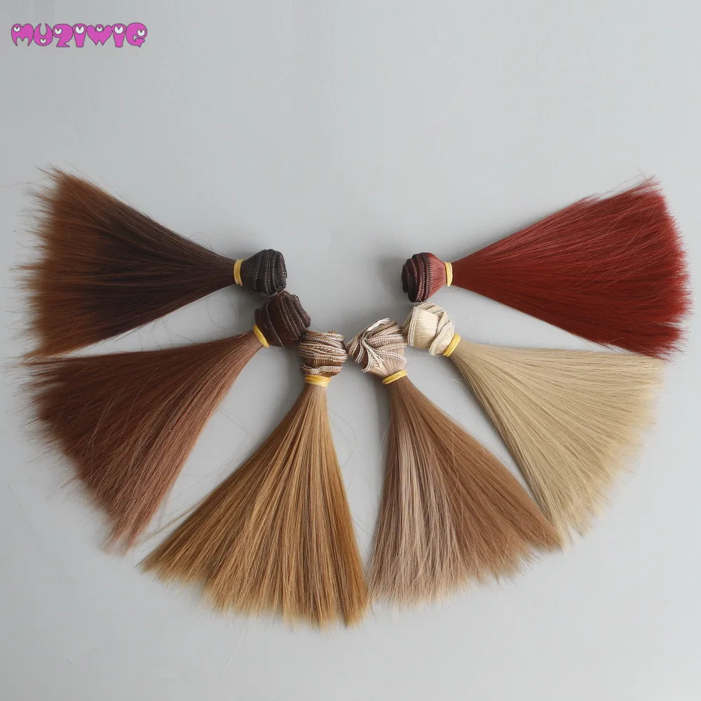 Doll Wigs 15*100cm Straight Hair Wigs for 1/3 1/4 1/6 BJD SD Blyth Dolls Doll Wigs 15*100cm Straight Hair Wigs for 1/3 1/4 1/6 BJD SD Blyth Dolls