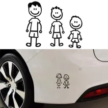Водонепроницаемый авто стикер пользовательский член семьи Viny Наклейка автомобиля Стик рисунок DIY клейкая наклейка на окно автомобиля