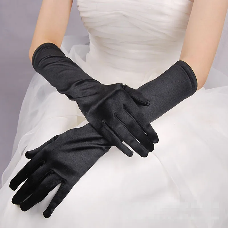 Женские однотонные длинные перчатки женские атласные длинные солнцезащитные перчатки женский длинные сексуальные перчатки R2007