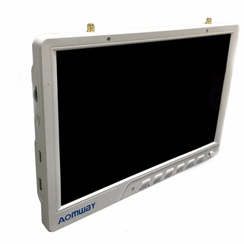 Высокое качество Aomway HD588 разнообразие FPV 5,8G 40CH HD 10 дюймов монитор 1920x1200 с DVR встроенный Батарея для небольшой гоночный Дрон с видом от первого лица