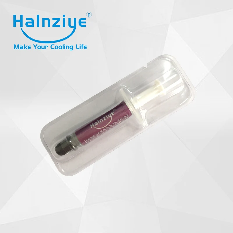 

Halnziye hot sell HY880 nano silicone thermal conductive paste thermal grease thermal compound 1g for printed circuit boards