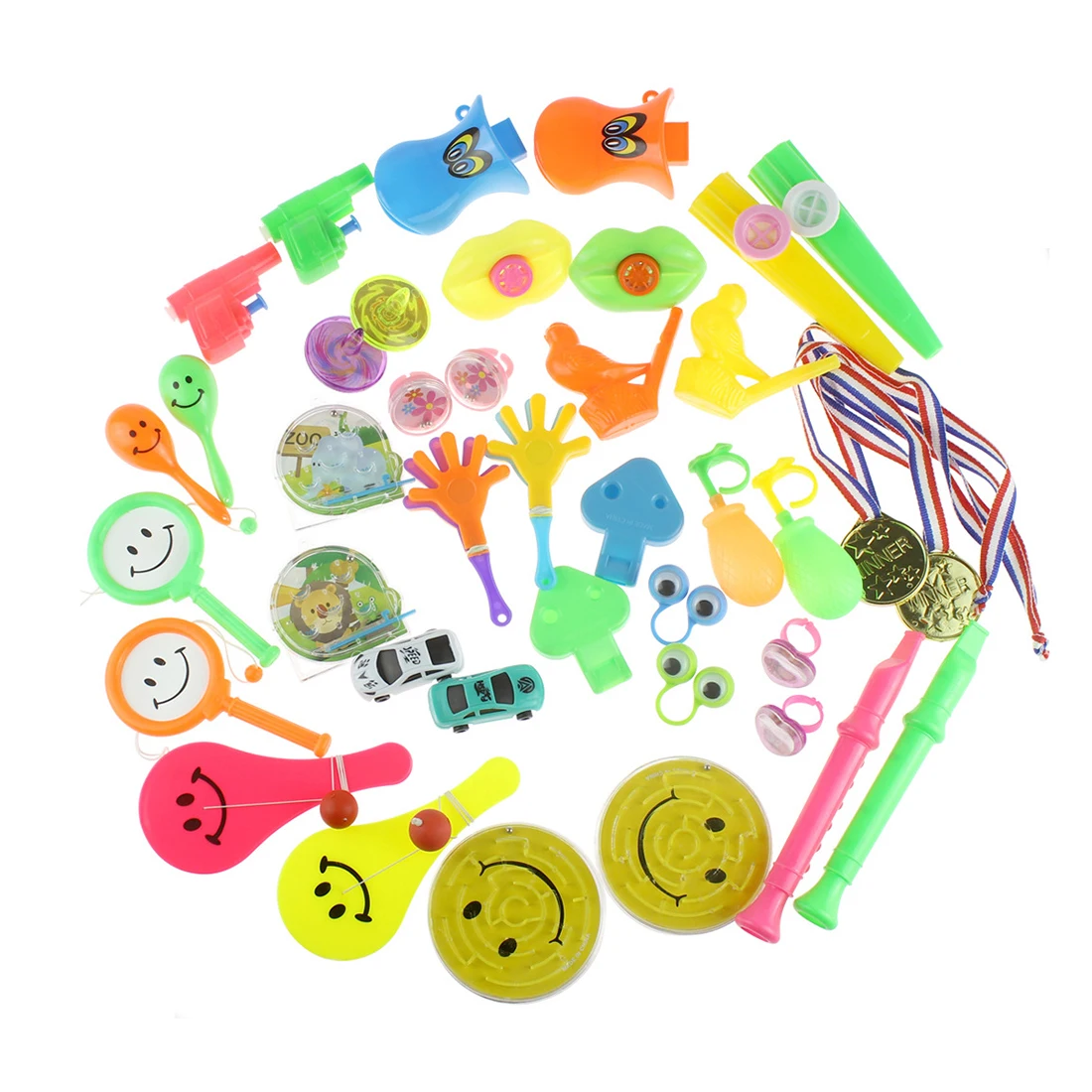 

100Pcs Children Small Toy Prop Set for Party - 20 Type Mixed