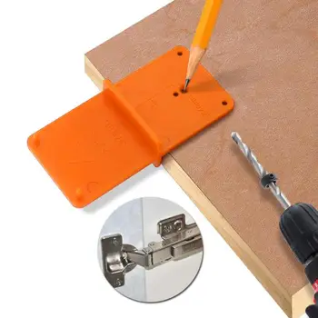 

Hole Locator Cabinets Woodworking Tools Door Woodworking Punch Hinge Drill Hole Opener Drill Bit Guide Drill Hole Tools 35/40mm