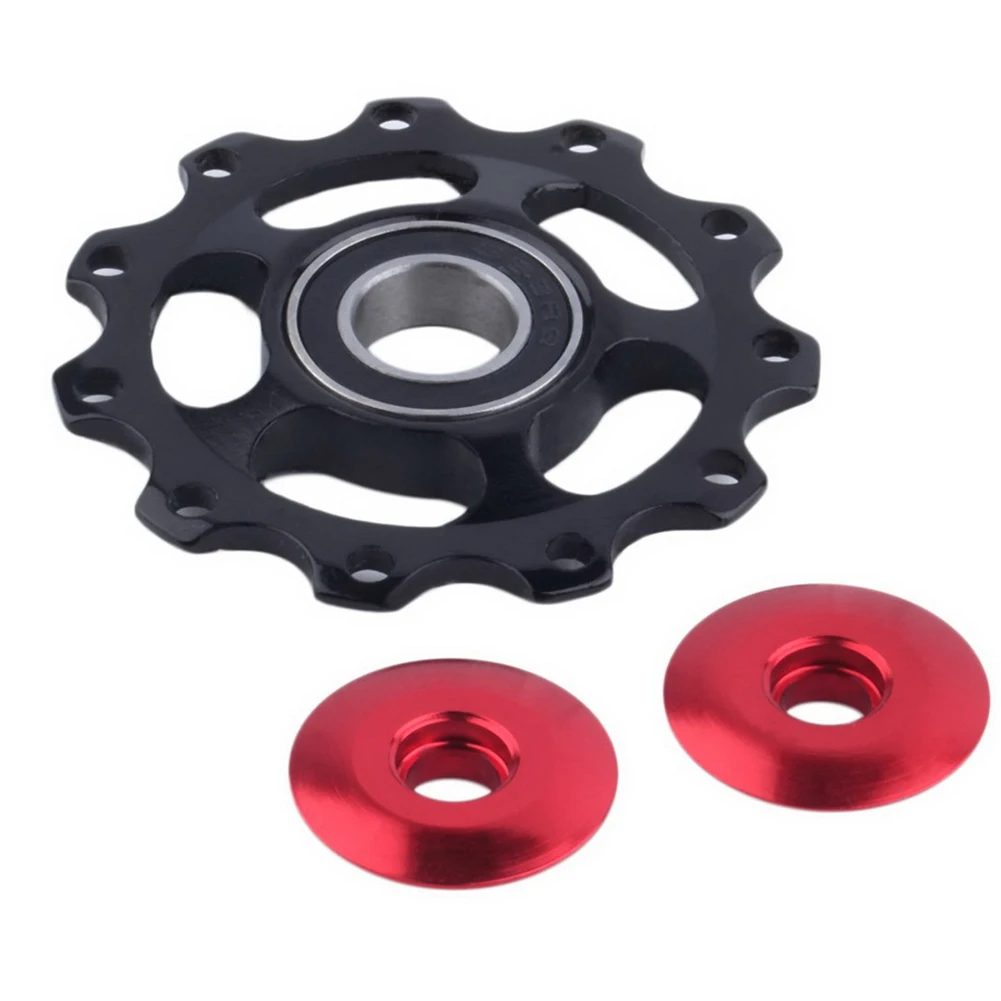 تحمل في الهواء الطلق سبائك الألومنيوم خفيفة دليل بكرة Derailleur عجلة الخلفية 11 T دراجة أجزاء