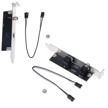 Оптический кабель SPDIF и RCA для материнской платы Asus Msi Gigabyte