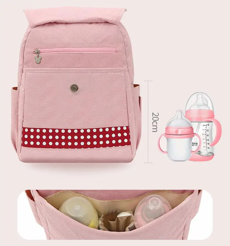 Дисней Мумия Материнство пеленки сумка рюкзак USB бутылки изоляции сумки водонепроницаемый большой емкости путешествия Кормление ребенка кормящих сумка
