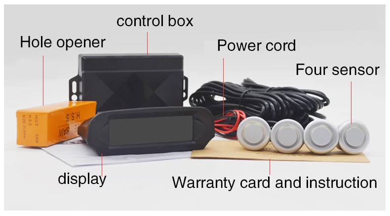 Автомобильный беспроводной Парктроник, автомобильные глухие датчики, комплект, солнечная зарядка, ЖК-дисплей, детектор, помощь, поддержка, реверсивный радар