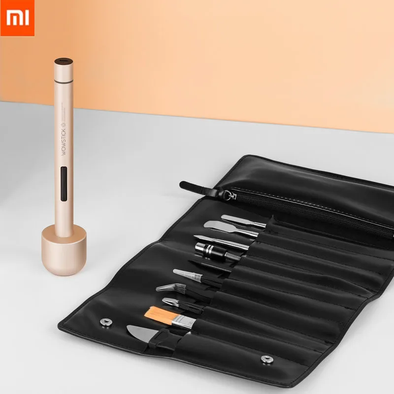 

Original XIAOMI Mijia Wowstick 1+ Precision Electric Screwdriver Set Cordless Chargeable DIY Repair Tools Kit with Leather bag