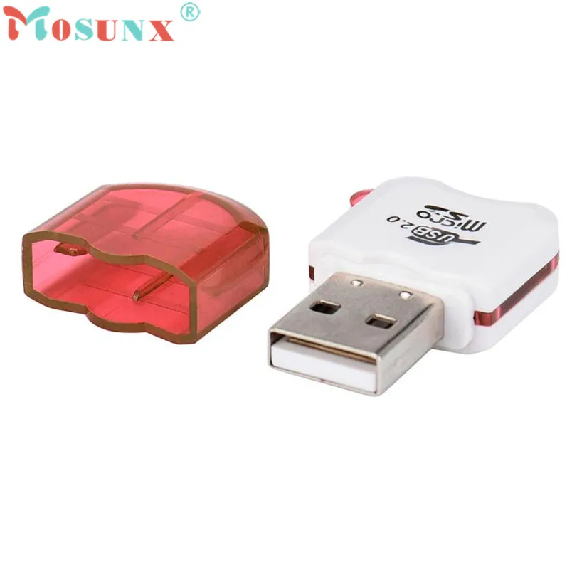 3PC USB 2.0 Micro SDHC TF Flash Memory Card Reader Mini Adapter For PC TCA 