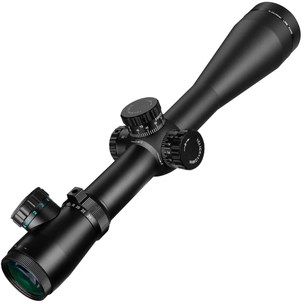 Zupold 6-24x50 M3 riflescope táctico óptico Rifle de alcance para francotirador miras de Rifle de caza alcance largo del Rifle Airsoft - 2