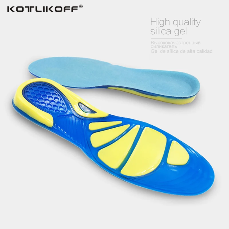 2x Silicon Gel Shoe Insoles Foot Care Plantar Fasciitis Heel Spur Running Sport 2x Silicon Gel Shoe Insoles Foot Care Plantar Fasciitis Heel Spur Running Sport
