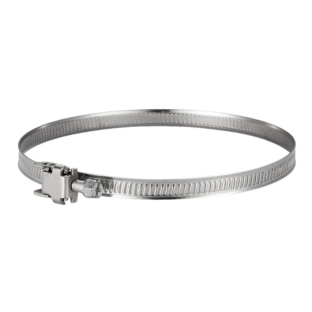1pc 4/5/6/8'' Stainless Steel Drive Hose Clamp Adjustable Fuel Pipe Tube Clips Gear Clip Clamp for Pipe Tube Anti-oxidation