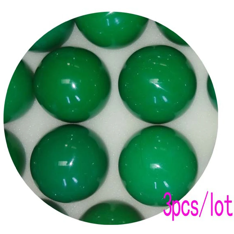 xmlivet 3pcs 2 1/16" Single Green Snooker balls 5.25cm Resin Snooker Balls Hot Sale Billiards snooker accessories